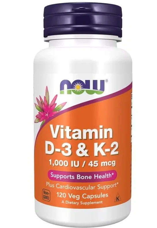 Vitamin D3 & K2 120 Veg Capsules